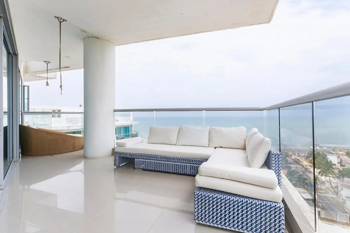 Apartment Facing The Sea With A Panoramic View Cartagena Colombia