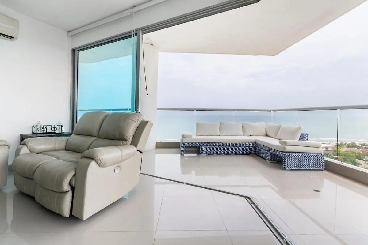 Apartment Facing The Sea With A Panoramic View Cartagena Colombia