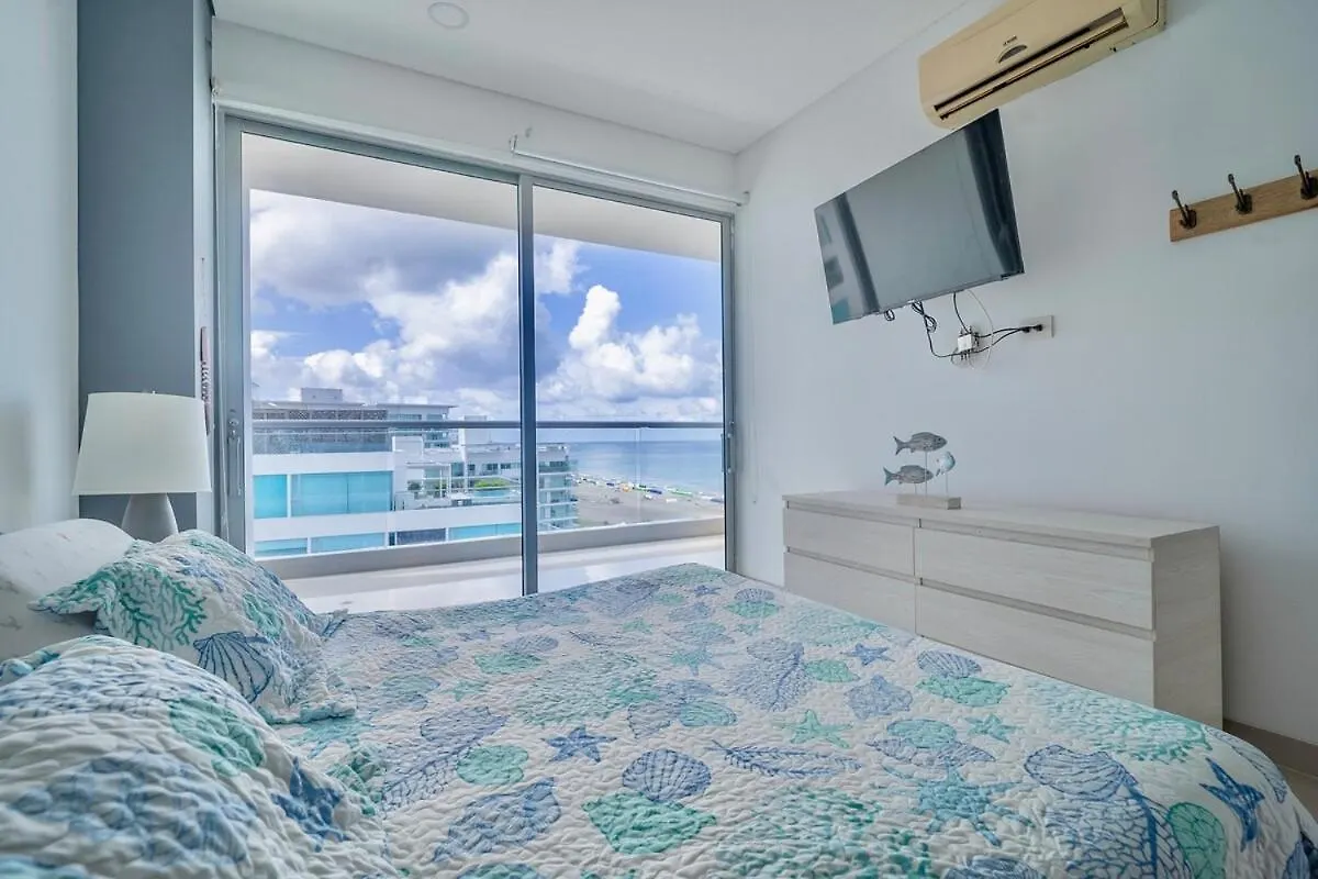 Apartment Facing The Sea With A Panoramic View Cartagena Colombia